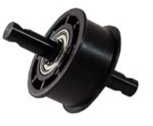 Gruppo Ruota Folle preassemblato — Carriage belt idler pulley (with bearings+shaft)